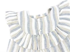 MarMar dusty blue stripe kjole Drussa